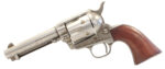 Taylors & Company 555136 1873 Cattleman 357 Mag Caliber with 4.75" Barrel, 6rd Capacity Cylinder, Overall Antique Finish Steel & Walnut Grip