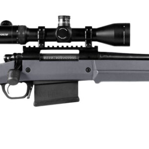 Magpul MAG483-GRY Hunter 700 Stock Fixed with Aluminum Bedding & Adjustable Comb Stealth Gray Synthetic for Remington 700 LA