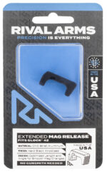 Rival Arms RA72S001A Magazine Release  Sig P320 Extended Hard Black Anodized Aluminum