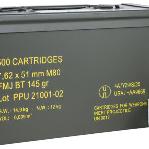 PPU PPRM762M Rangemaster  7.62x51mmNATO 145gr Full Metal Jacket Boat Tail/500rds *Sold by Case *Includes Metal Can