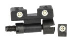 Meprolight USA 227703101 Tru-Dot Adjustable Sights  Green Tritium White Outline Front Sight-Green Tritium White Outline Rear Sight Smith & Wesson K/L/N Frames
