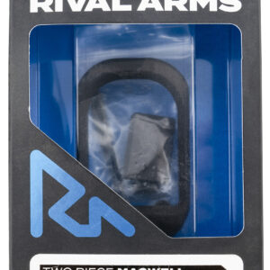 Rival Arms RARA70G121A Two Piece Magwell  Compatible w/Gen5  Glock 17/22/34/35, Black Anodized Aluminum