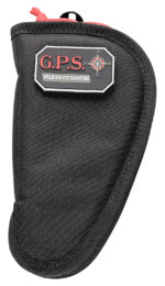 GPS Bags 1004CPCB Discreet Case  w/ Black Finish w/ Lockable Zipper for 4" or Less Barrel Handgun