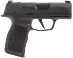 Sig Sauer 365X9BXR3P P365X  9mm Luger 12+1 3.10" Black Nitron Optic Ready/Serrated SS Slide, Black SS Frame w/Beavertail, Black Polymer Grips