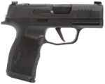 Sig Sauer 365X9BXR3PMS10 P365X  Micro-Compact 9mm Luger 10+1 3.10" Black Steel Barrel, Black Nitron Optic Ready/Serrated Slide & Frame w/Sig Rail, Black Polymer Grips, Right Hand