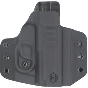 C&G Holsters 0256100 Covert  OWB Black Kydex Belt Loop Fits Sig P365/P365 XL