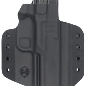 C&G Holsters 1696100 Covert  OWB Black Kydex Belt Loop Fits FN 509/T Right Hand