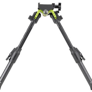 Mdt Sporting Goods Inc 105560GRN GRND-POD  Green/Black 4.50"-9" Carbon Fiber/Aluminum, Adj. Throw Lever, 4 Leg Postitions, Fits Picatinny Rail