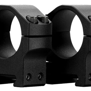 Mdt Sporting Goods Inc 103548BLK Premier Scope Ring Set Black Aluminum 34mm Tube, 1" Medium