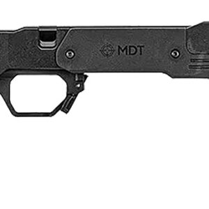 Mdt Sporting Goods Inc 104691BLK XRS Chassis Black Aluminum Core with Polymer Panels, Adj. Cheekrest, M-LOK Forend, Interchangeable Grips, AICS Mag Compatible, Fits Short Action Remington 700