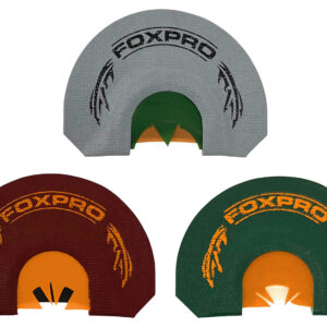 Foxpro CSBRDTKRCOMBO Beardtaker Combo Diaphragm Call Attracts Turkey Gray/Green/Red 3 Pack