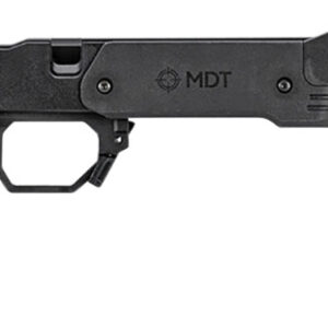 Mdt Sporting Goods Inc 105524BLK XRS Chassis Black Aluminum Core with Polymer Panels, Adj. Cheekrest, M-LOK Forend, Interchangeable Grips, Fits Tikka T1X
