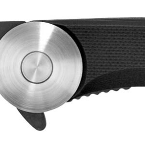 Camillus 19640 Cirque  2.75" Folding Drop Point Plain Black AUS-8 Carbonitride Titanium Blade, Black G10 Handle