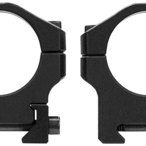 Mdt Sporting Goods Inc 103549BLK Scope Rings Scope Ring Set Black Anodized Aluminum 34mm Tube High Picatinny