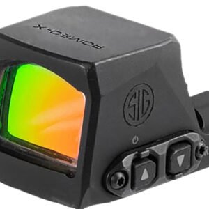 Sig Sauer Electro-Optics SORX1231 Romeo-X  Black Anodized 1 x 24 mm 3 MOA Red Dot Aluminum Housing