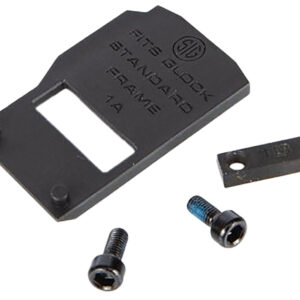 Sig Sauer Electro-Optics SOR1MK001 Romeo1 Mounting Kit Black Steel, Compatible w/ Glock (Except MOS) To Slide Mount