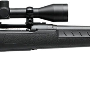 Savage Arms 32003 Axis XP Combo 243 Win 4+1 22" Matte Black Button Rifled Barrel, Matte Black Drilled & Tapped Carbon Steel Receiver, Fixed Sporter Black Synthetic Stock, Weaver 3-9x40mm, Right Hand