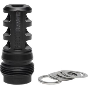 Browning 001293093 Xeno Recoil Hawg Black Matte Stainless Steel M13x0.75 Threads 2.20" OAL