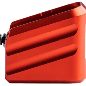 Cross Armory CRG+0MEG17RD Magazine Extension  Fits Glock 17/22/31 Gen 1-5 Red Aluminum