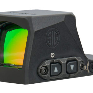 Sig Sauer Electro-Optics SORX1380 Romeo-X Enclosed Pro Black 1x24mm 3MOA Green Dot Reticle RX Footprint Mount
