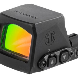 Sig Sauer Electro-Optics SORX1290 Romeo-X Compact Black 1x24mm 6MOA Green Dot Reticle RX Footprint Mount