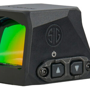 Sig Sauer Electro-Optics SORX1490 Romeo-X Enclosed Compact Black 1x24mm 6MOA Green Dot Reticle RX Footprint Mount