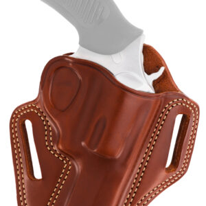 Galco CM334 Combat Master Belt Holster OWB Tan Steerhide Fits S&W L Frame M686 Plus Right Hand