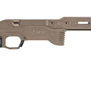 Mdt Sporting Goods Inc 116079FDE ACC Premier Gen2 Chassis Cerakote FDE Aluminum Fits Ruger American Rimfire 34.40" OAL