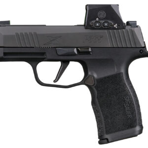 Sig Sauer 365X9BXR3RXSL P365X w/Romeo-X Sig Loc 9mm Luger 12+1 3.10" Black Barrel, Black Nitron Stainless Steel Serrated w/Optic Slide, Black Polymer Frame w/Accessory Rail, Sig ROMEO-X SIG-LOC