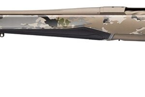 Browning 036125211 X-Bolt 2 Speed Full Size 243 Win 4+1 22" Smoked Bronze Cerakote Fluted Threaded Barrel & Steel Drilled & Tapped Receiver, Ovix Camo w/Black Overmold Adj Vari-Tech Synthetic Stock, L