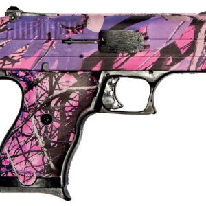 Hi-Point CF380PI CF  380 ACP 8+1, 3.50" Black Steel Barrel, Hydro-Dipped Pink Camo Serrated Steel Slide, Hydro-Dipped Pink Camo Polymer Frame & Grip