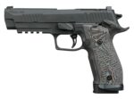 Sig Sauer 226X59XTMSAORXSL P226 XFive Extreme Full Size 9mm Luger 20+1 5" Bull Barrel, Black Nitron Stainless Steel Optic Ready/Serrated Slide & Frame w/Beavertail & Picatinny Rail, Custom Hogue G10 P