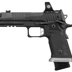 Sig Sauer  P211 GTO w/Optic 9mm Luger 23+1 4.40" Bull Barrel, Black Nitron Stainless Steel Serrated w/Optic Slide & Frame w/Beavertail & Picatinny Rail, Black G10 Grip, Sig ROMEO3 PRO Red Dot, Ambidex
