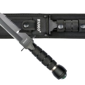 RUKO RUK0163      420J2 6"SURVIVAL FIXED W/COMPASS