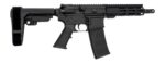 Andro Corp Industries 5568CB ACI-15 CQB 5.56 NATO 30+1 8" Black Nitride Threaded Barrel, Black Anodized Aluminum Receiver w/Picatinny Rail, M-LOK Handguard, Black Polymer SBA3 Pistol Brace, Black A2 G