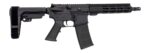 Andro Corp Industries 556103HB ACI-15 Halo 5.56 NATO 30+1 10.30" Black Nitride Threaded Barrel, Black Anodized Aluminum Receiver w/Picatinny Rail, M-LOK Handguard, Black Polymer SBA3 Pistol Brace, A2