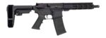 Andro Corp Industries 30010HB ACI-15 Halo 300 Blackout 30+1 10" Black Nitride Threaded Barrel, Black Anodized Aluminum Receiver w/Picatinny Rail, M-LOK Handguard, Black Polymer SBA3 Pistol Brace, A2 G