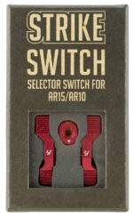 Strike ARSSSRED Strike Switch 60/90 Degree Red Aluminum AR-Platform Ambidextrous