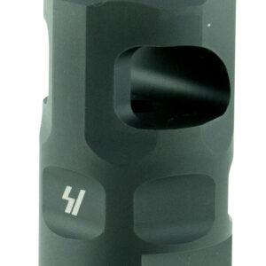 Strike Industries SAILCOMP Sail Comp  Black Steel with 1/2"-28 tpi Threads, 1.57" OAL & 0.26" Diameter for 223 Rem, 5.56x45mm NATO AR-Platform