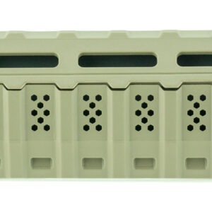 Strike STRIKEHGCFD Viper Carbine Length Handguard AR-Platform Flat Dark Earth, Black Inserts Polymer