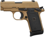 Sig Sauer 238380ESCPN P238 Micro-Compact Emperor Scorpion 380 ACP 2.70" 6+1 & 7+1 Flat Dark Earth Hardcoat Anodized Flat Dark Earth Nitron Stainless Steel Black Hogue G10 Piranha Grip