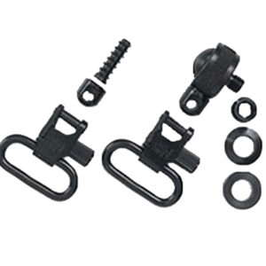 Uncle Mike's 15612 Magnum Swivel Set Quick Detach 115 MC Blued 1" Loop for Most Pump & Auto Shotguns