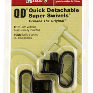 Uncle Mike's 14032 Super Swivel  Quick Detach Tri-Lock Blued 1" Loop for Rifles or Shotguns w/QD Bases