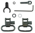 GrovTec US Inc GTSW43 Swivel Set Tube .630"-.675" 1" Black Steel Rifle