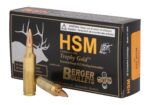 HSM 270WSM130VLD Trophy Gold Extended Range 270 WSM 130 gr Berger Hunting VLD Match 20 Per Box/ 25 Case