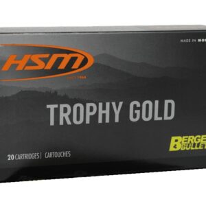 HSM 7RUM168VLD Trophy Gold Extended Range 7mm RUM 168 gr Berger Hunting VLD Match 20 Per Box/ 20 Case