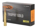 HSM 338WM300OTM Trophy Gold Extended Range 338 Win Mag 300 gr Berger Hybrid Tactical Open Tip Match 20 Per Box/ 20 Case