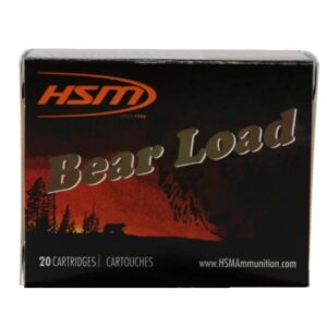 HSM 457012N Bear Load  45-70 Gov 430 gr Round Nose Flat Point 20 Per Box/ 25 Case