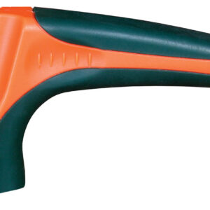 AccuSharp 039C Pull-Through Sharpener Hand Held Fine, Coarse Tungsten Carbide and Ceramic Sharpener Rubber Handle Black/Orange
