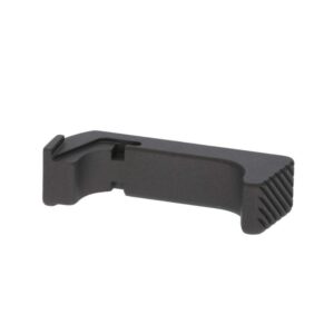 Rival Arms RA72G004A Magazine Release  Extended Black Anodized Aluminum for Glock 43X, 48
